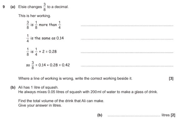 GCSE 9 1 Maths Ordering Decimals Past Paper Questions Pi Academy