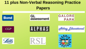 11 plus Non-Verbal Reasoning Practice Papers