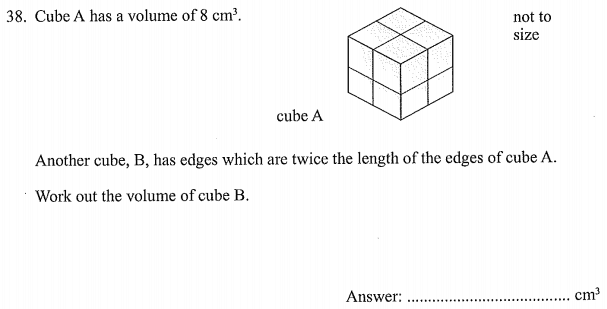 Cube and Volume