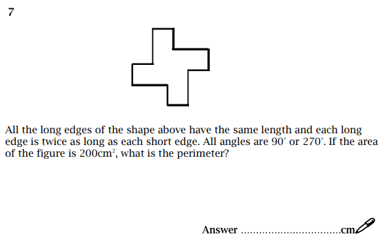 Area and Perimeter, Shapes
