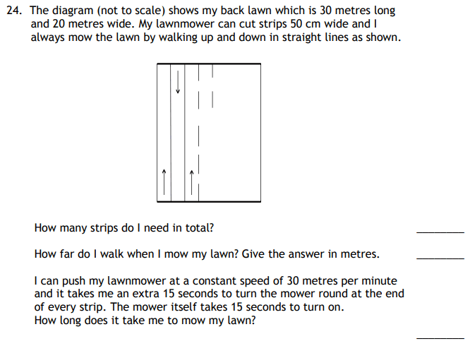 Time speed distance and Rectangle