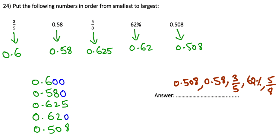 Order and Compare Numbers