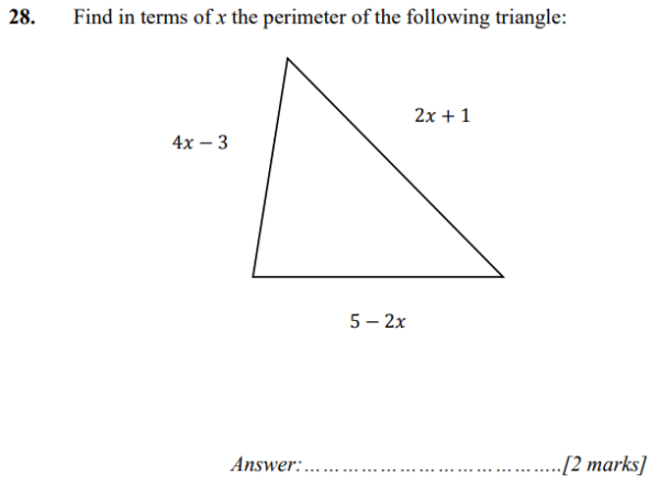 11 Plus (11+) Maths - Area and Perimeter - Past Paper Questions - Page ...