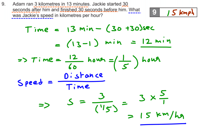 Word Problems, Unit Conversions and Speed time distance