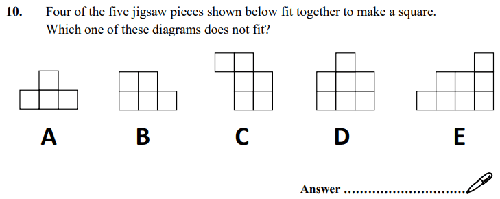 Logical Problems, 2D shapes and Square Numbers