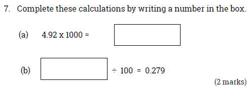 Decimal manipulation