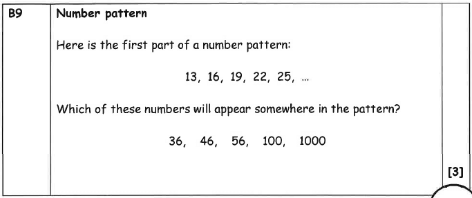 Number Patterns & Sequences
