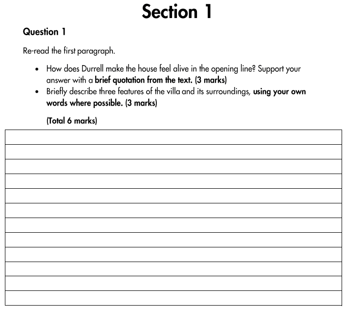 Highgate School (11+) 11 Plus English Sample Paper B | Answers