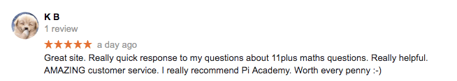 testimonial for 11 plus exam papers with answers