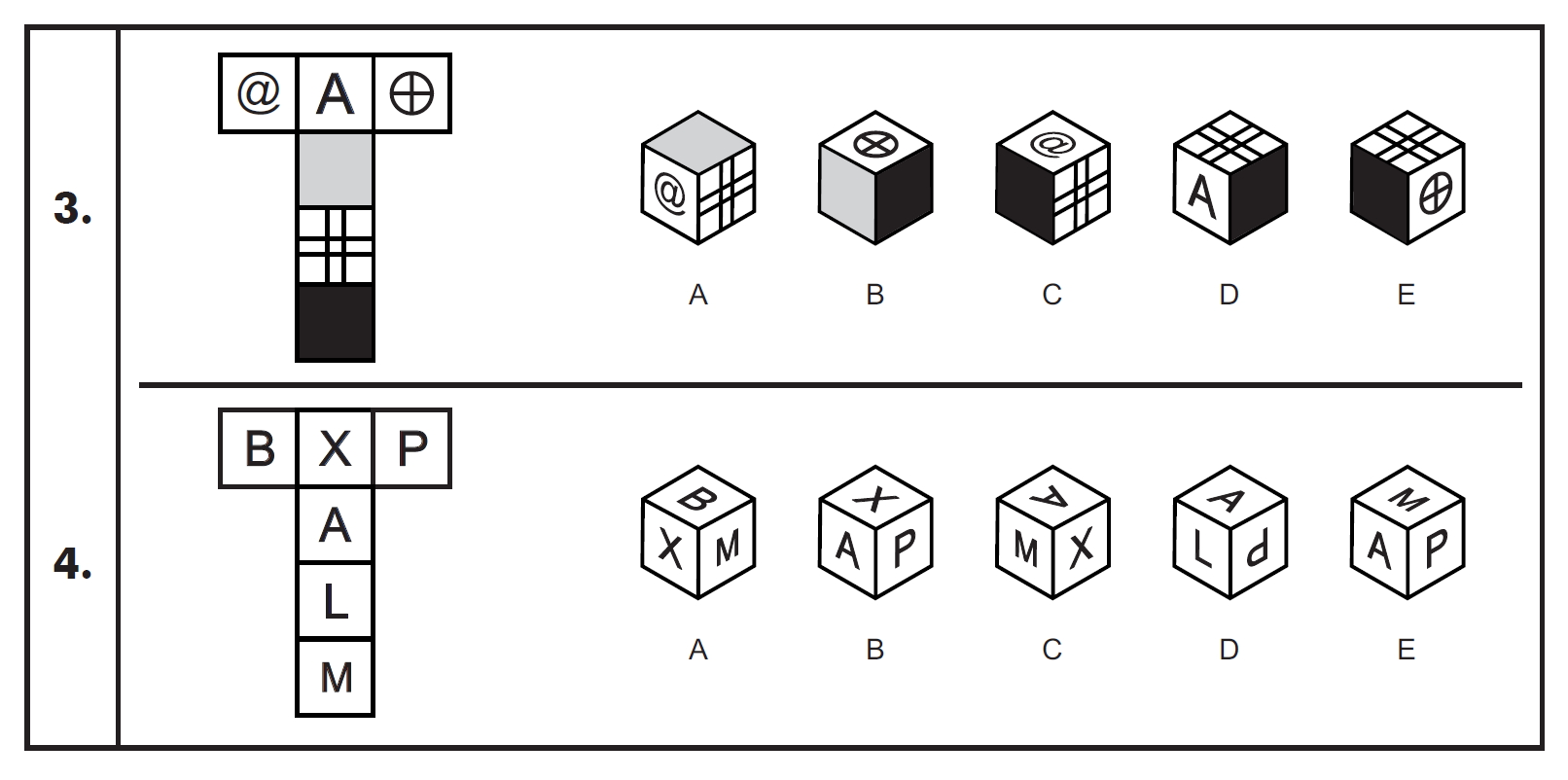 11 Plus Non-verbal Reasoning Nets and 3D shapes Paper 1 ...