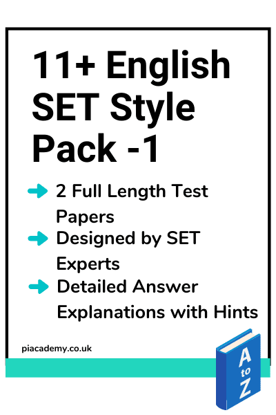 11 Plus SET English Papers Pack 1 with answers