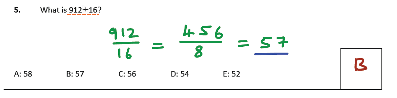 11 plus Latymer Upper School Maths Sample Paper 1 - 2020 Answer 05