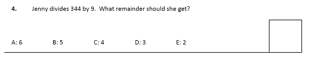 11 plus Latymer Upper School Maths Sample Paper 1 - 2020 Question 04