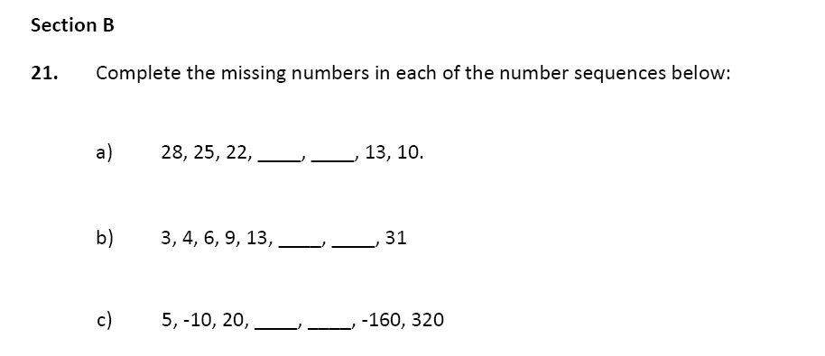 11 plus Latymer Upper School Maths Sample Paper 1 - 2020 Question 21