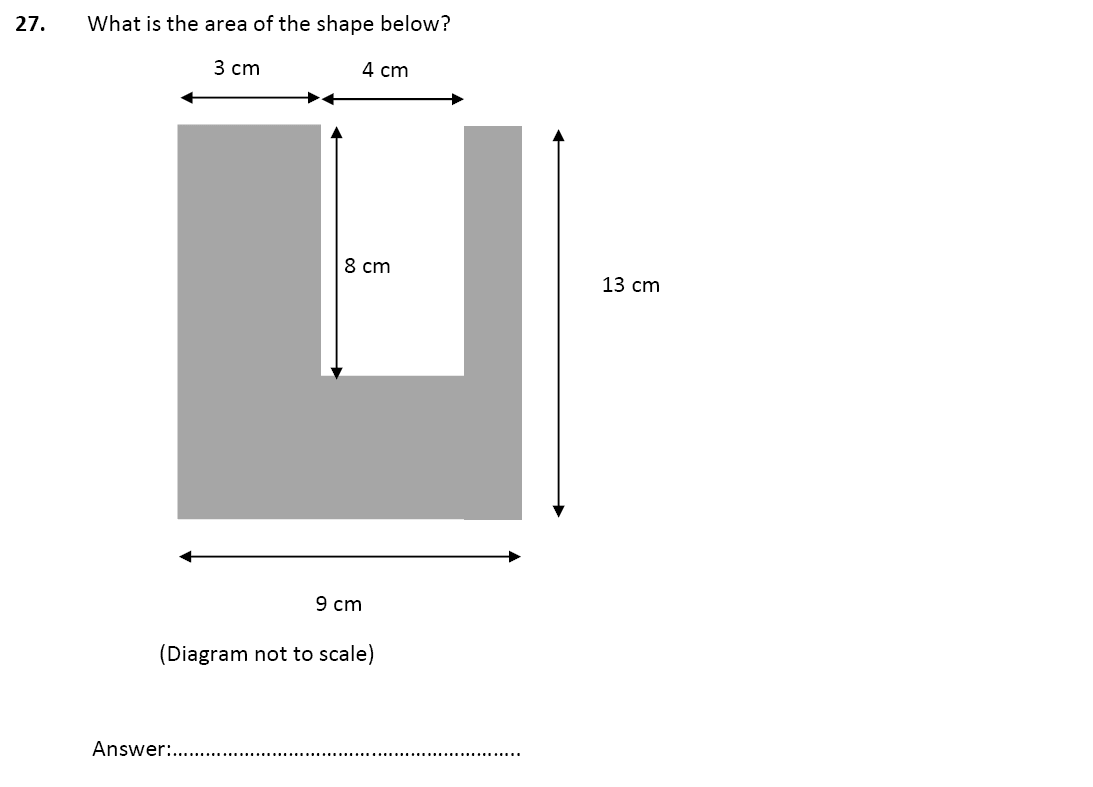 11 plus Latymer Upper School Maths Sample Paper 1 - 2020 Question 27