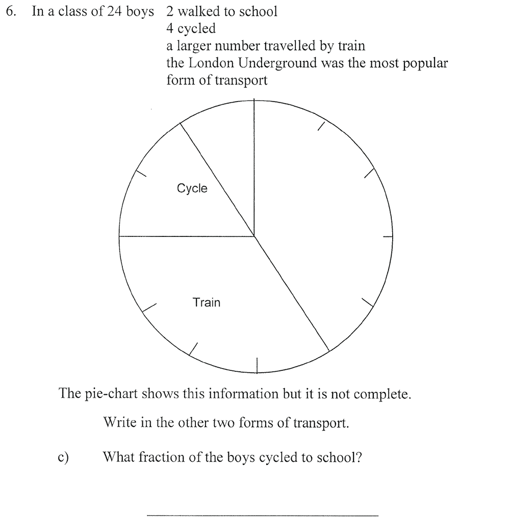 City of London School - 10 Plus Maths Practice Paper Question 09