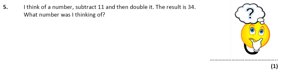 City of London School - 10 Plus Specimen Maths Paper Question 06