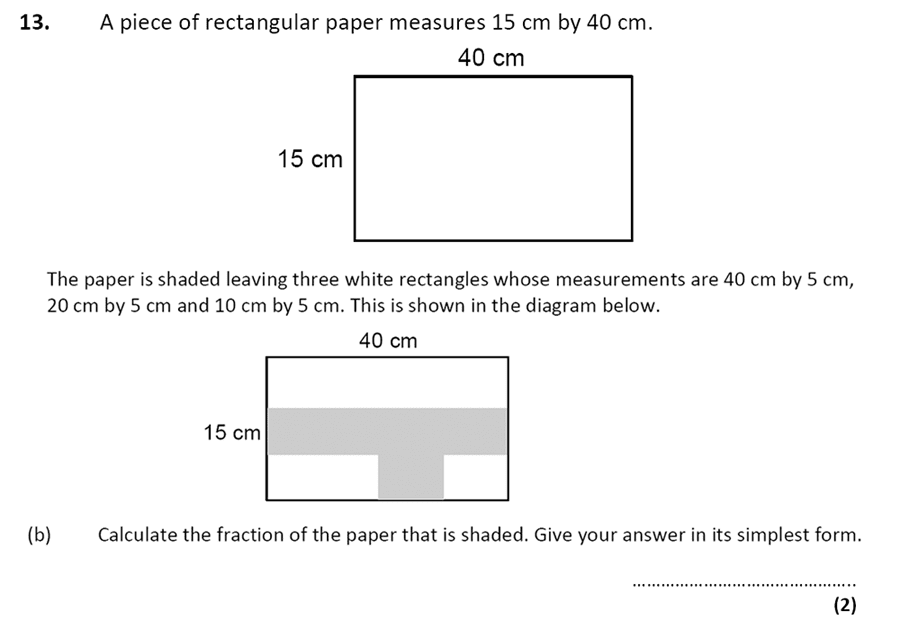 City of London School - 10 Plus Specimen Maths Paper Question 16