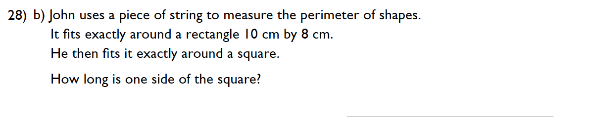 King’s College School - 10 Plus Maths Specimen Paper Group D Question 33