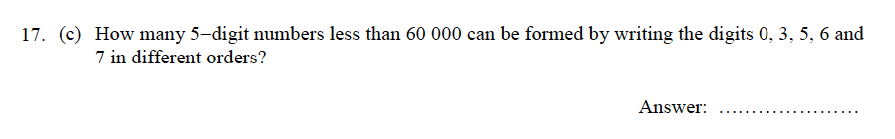 Oundle School - 9 Plus Maths Practice Paper 2012 Question 23