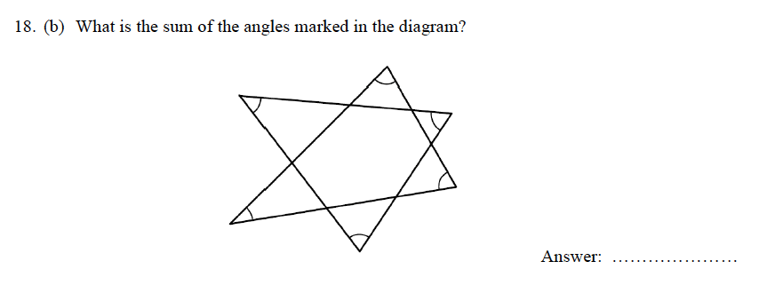 Oundle School - 9 Plus Maths Practice Paper 2012 Question 25