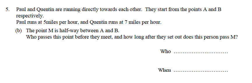 Oundle School - 9 Plus Maths Practice Paper 2014 Question 30