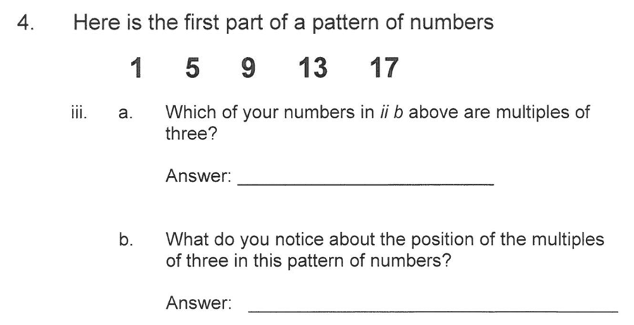 Solihull School - 10 Plus Maths Sample Paper 1 Question 06