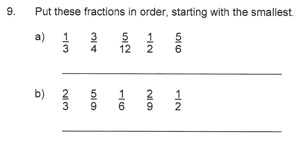 Solihull School - 10 Plus Maths Sample Paper 2 Question 09