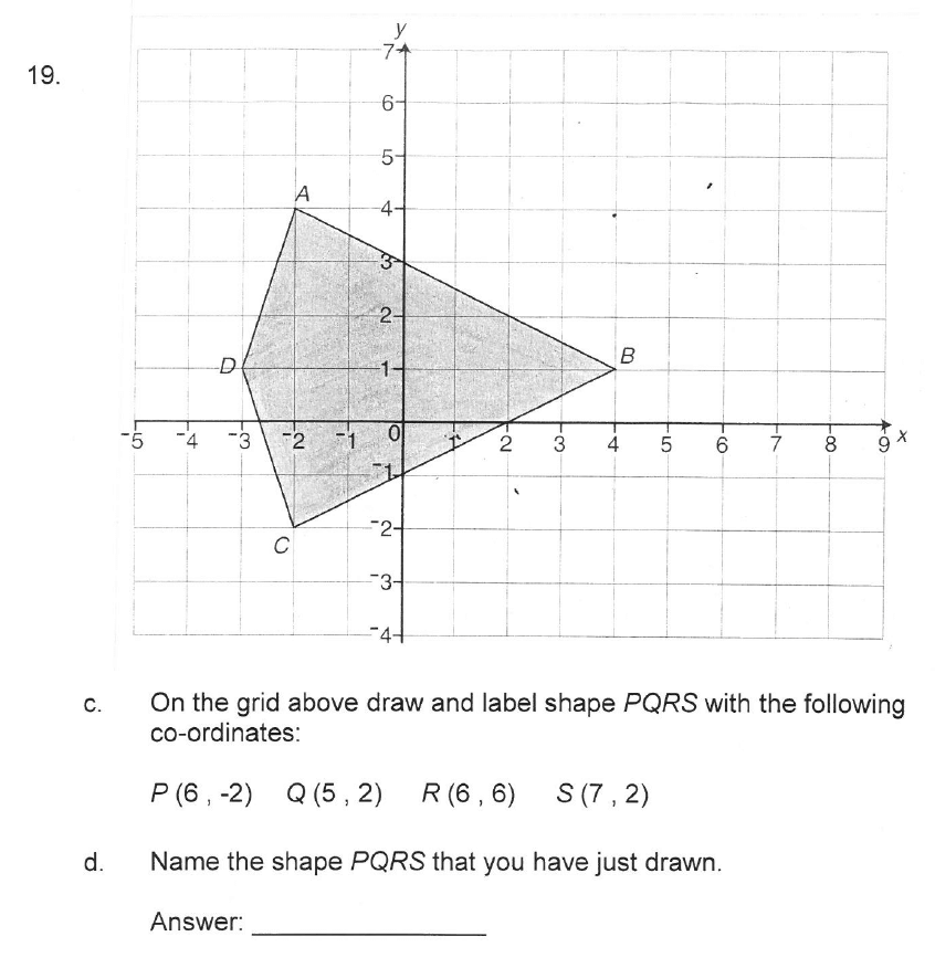 Solihull School - 10 Plus Maths Sample Paper 2 Question 20