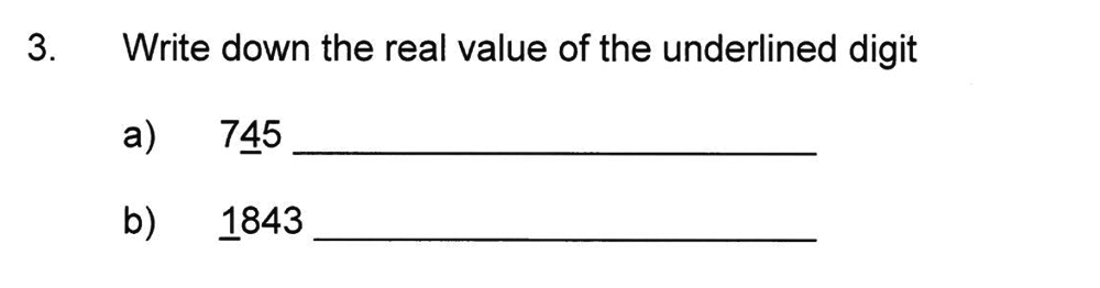 Solihull School - 8 Plus Maths Practice Paper 1 Question 03
