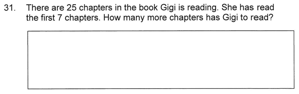 Solihull School - 8 Plus Maths Practice Paper 1 Question 31
