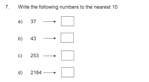 Solihull School - 9 Plus Maths Sample Paper 1 Question 07