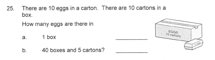 Solihull School - 9 Plus Maths Sample Paper 1 Question 29