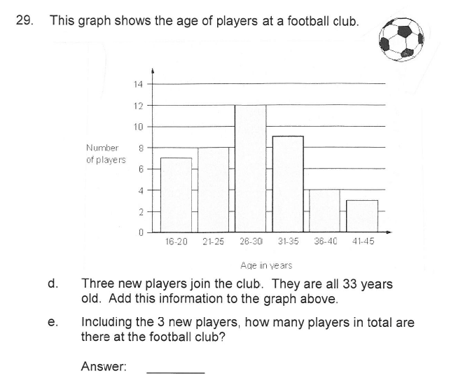 Solihull School - 9 Plus Maths Sample Paper 2 Question 34