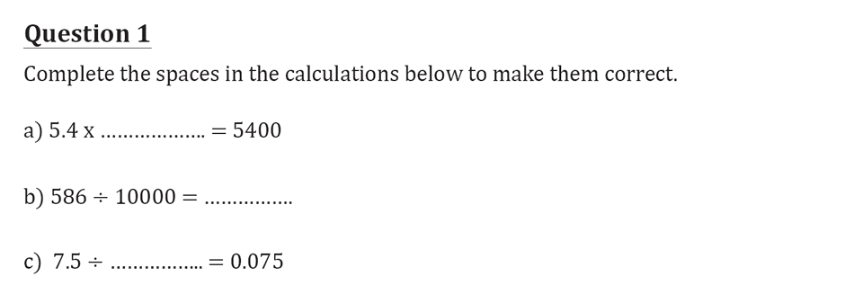 11 Plus Maths Independent Style Mock Test 2020 Question 01