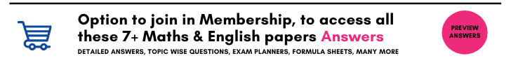 7 plus Past Papers Answers with pdf download