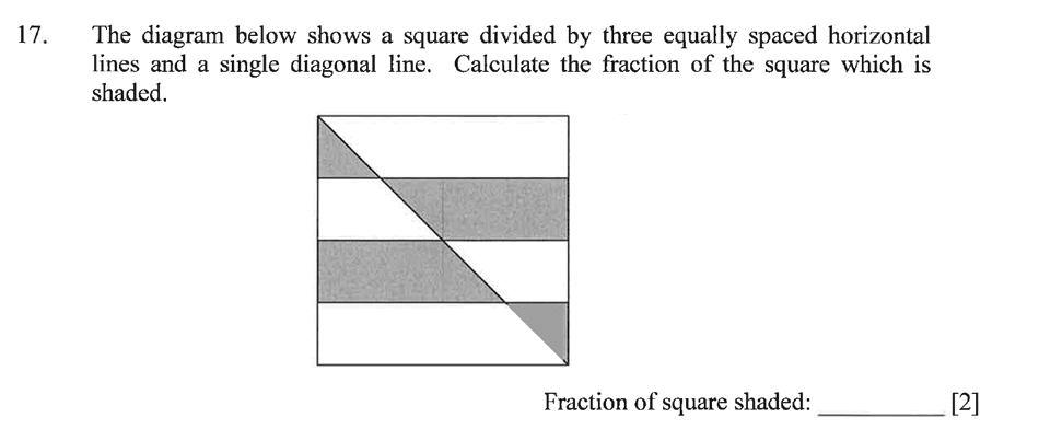 Dulwich College - Year 9 Maths Specimen Paper A Question 23