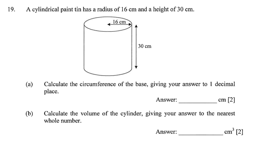 Dulwich College - Year 9 Maths Specimen Paper B Question 23