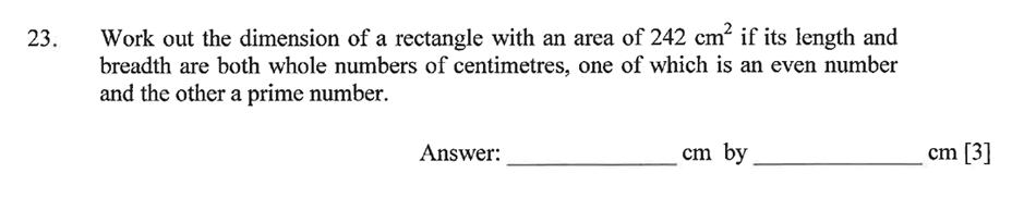Dulwich College - Year 9 Maths Specimen Paper B Question 30