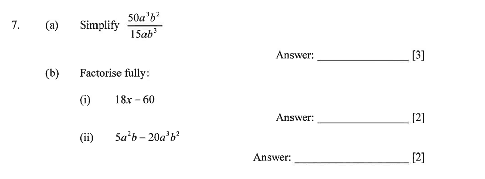 Dulwich College - Year 9 Maths Specimen Paper C Question 08