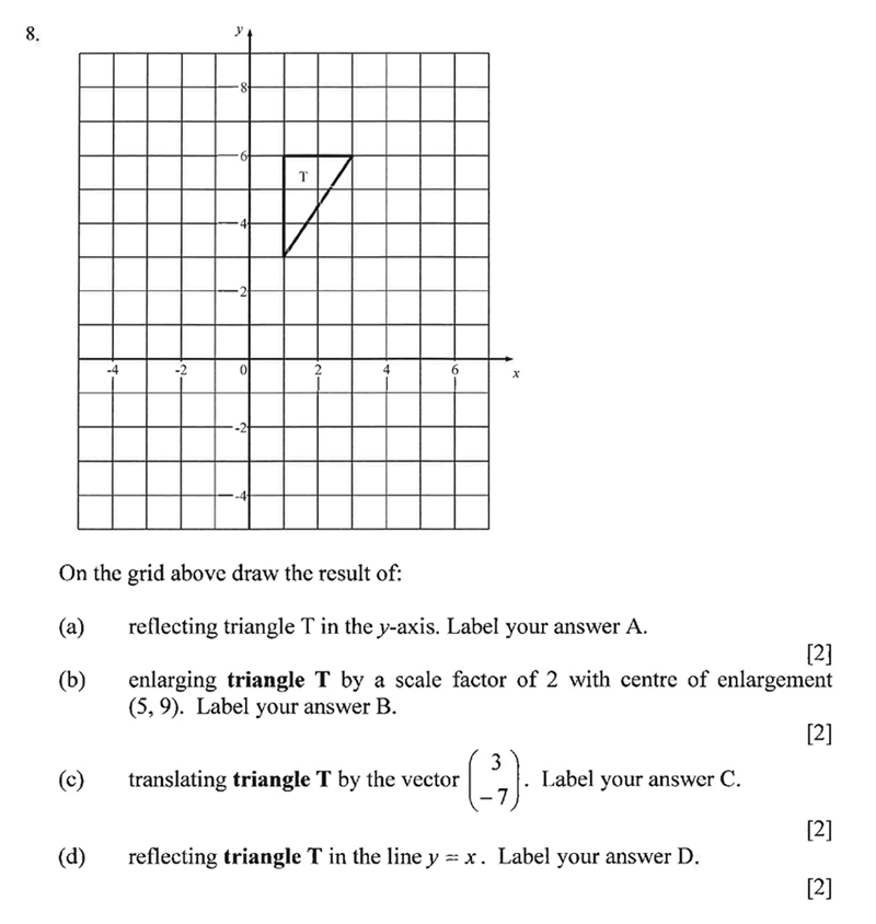 Dulwich College - Year 9 Maths Specimen Paper C Question 09