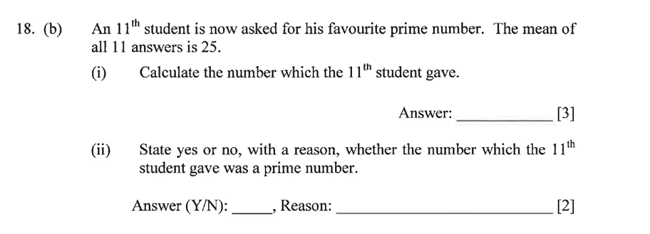 Dulwich College - Year 9 Maths Specimen Paper C Question 28