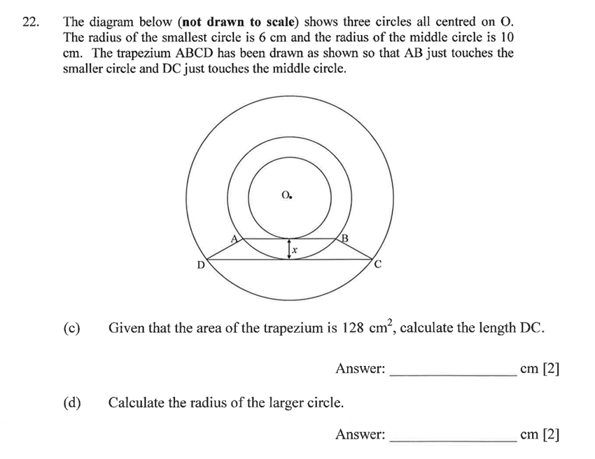 Dulwich College - Year 9 Maths Specimen Paper C Question 36