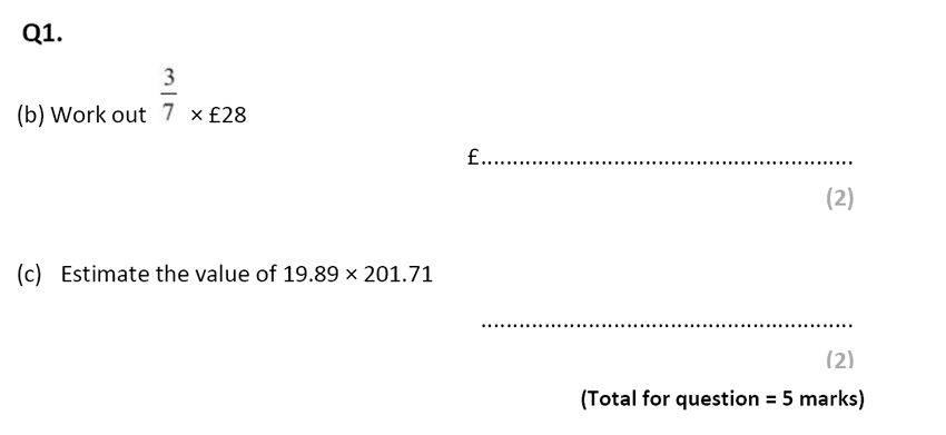 Eltham College - 13 Plus Maths Sample Paper 2017 Qusetion 02