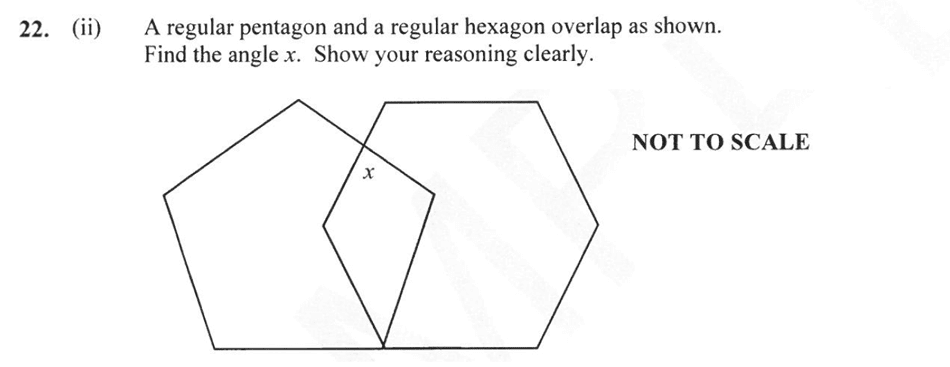 Forest School - 13 Plus Maths Sample Paper 2 Question 26