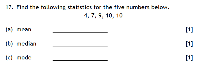 Haberdashers’ Aske’s Boys’ School (HABS) - 13 Plus Maths Entrance Exam 2015 Question 25