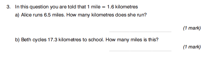 King's College Junior School - 13 Plus Maths Calculator Paper 1 Question 05