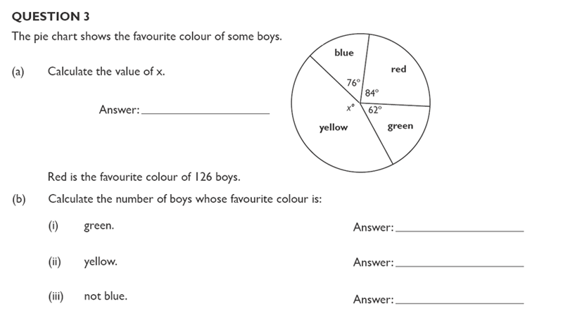 King's College School - Mathematics Section A 11 Plus and Pre-test Specimen paper for 2020 Question 05