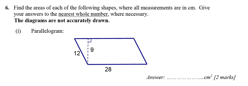 Merchant Taylors' School - 13 Plus Maths Entrance Exam 2017 Question 09