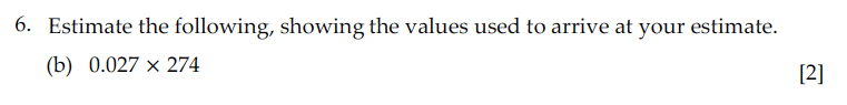 Sevenoaks School - Year 9 Maths Sample Paper 2010 Question 11